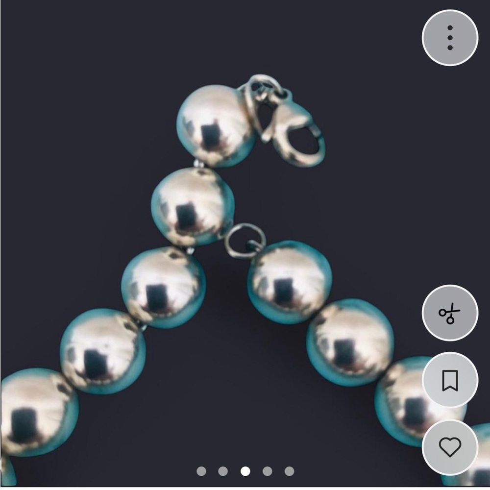 Tiffany & Co. Silver Hardware Beaded Bracelet - Picture 2 of 5